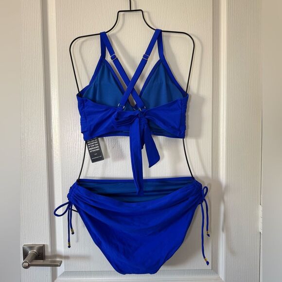Blooming Jelly Women’s High Waisted Bikini Tummy Control Swimsuit XL NWT - Picture 4 of 7
